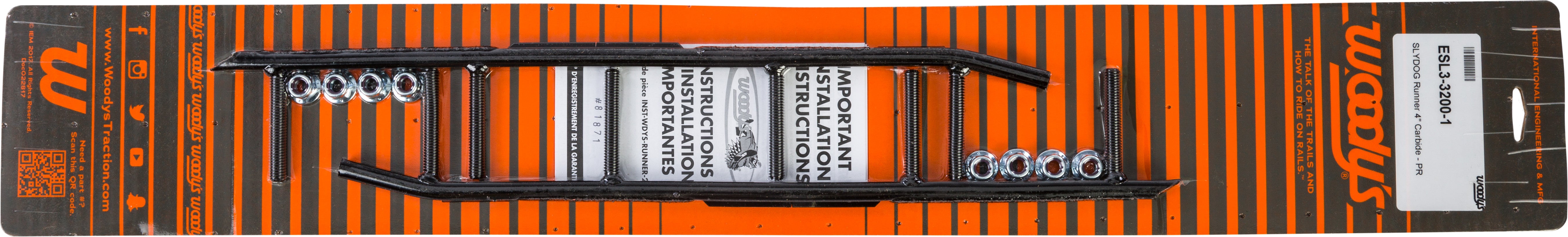 4" CARBIDE RUNNERS SLYDOG