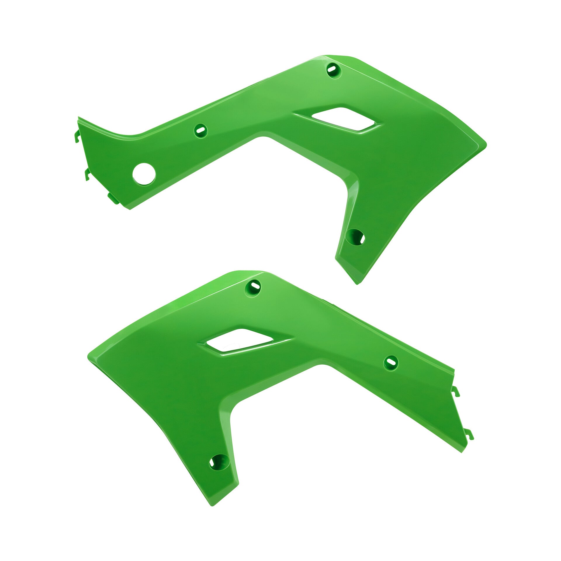 RADIATOR SCOOPS RESTYLING GREEN