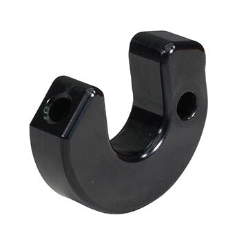 RIGG SADDLEBAG PLATE 20MM CATCH BLACK
