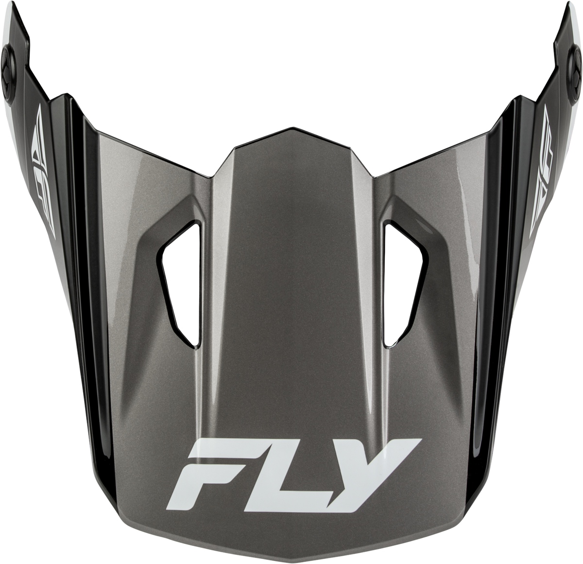 YTH KINETIC SCRAP HELMET VISOR BLACK/WHITE/GREY YS-YL