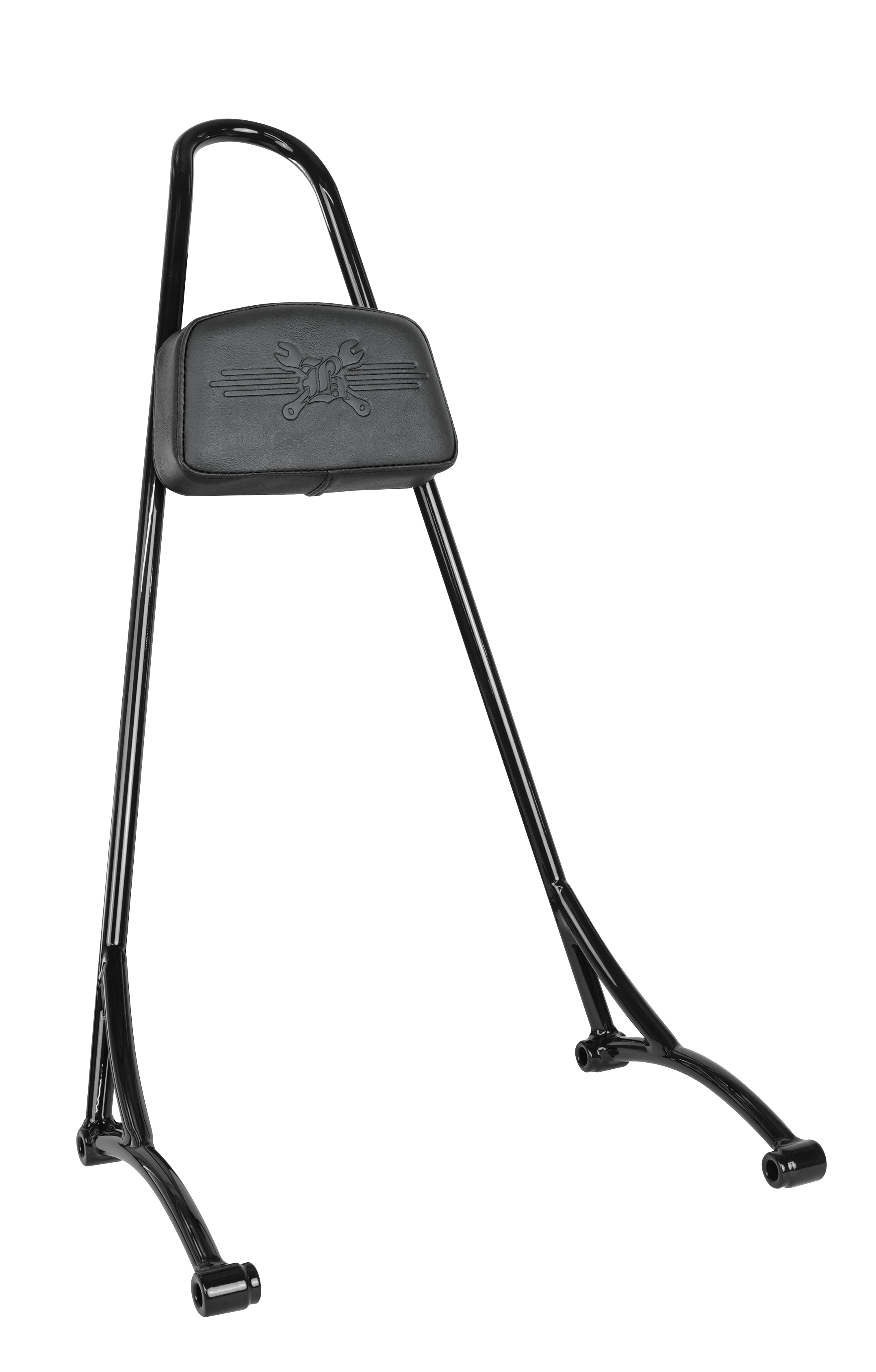 TALL SISSY BAR W/ PAD BLACK