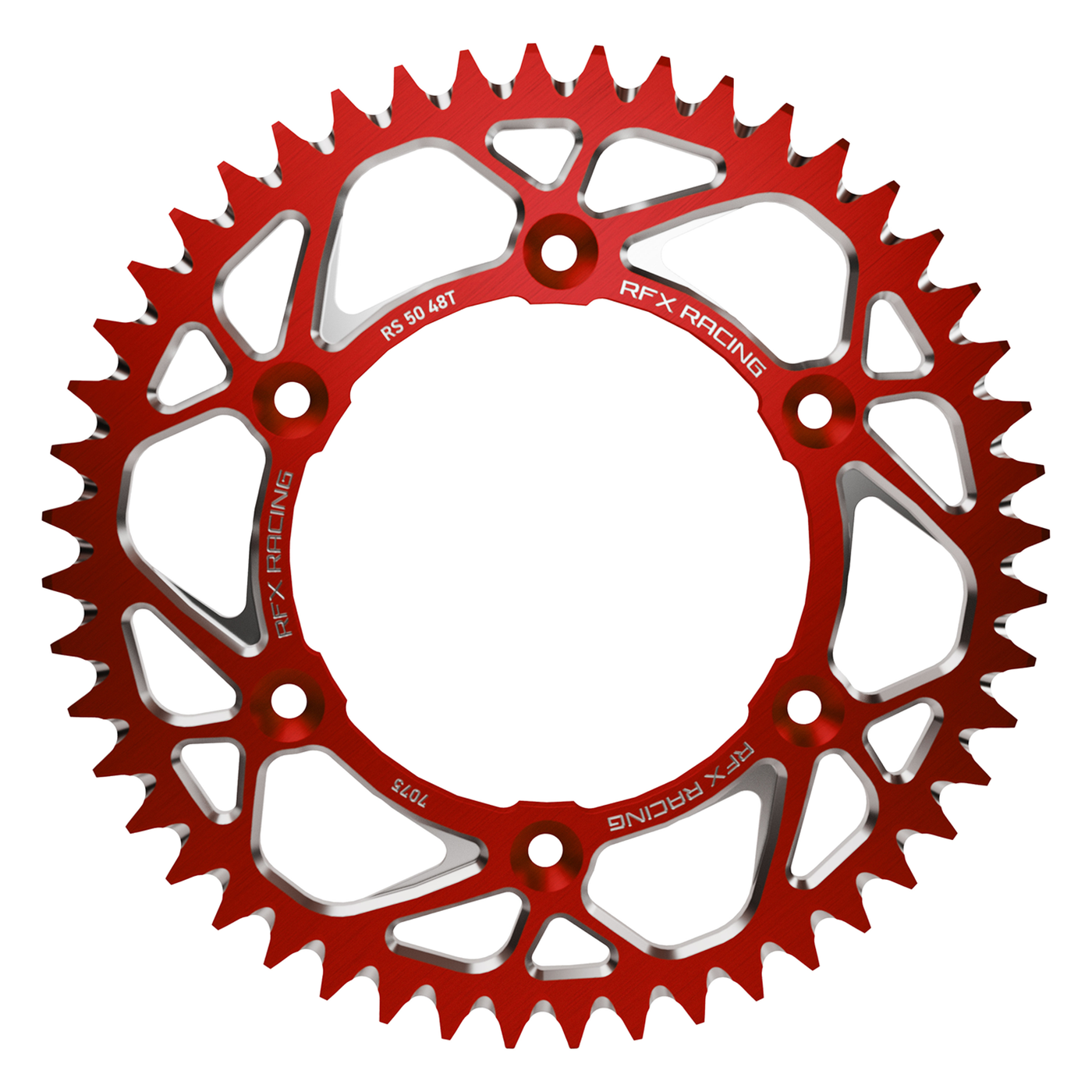 ALUMINUM REAR SPROCKET 56T RED HON