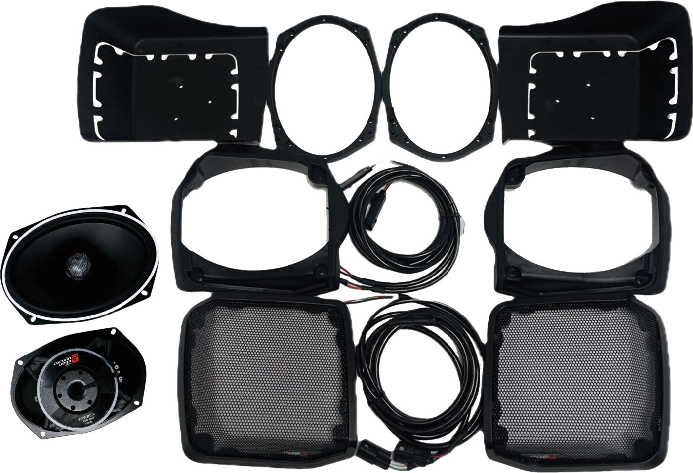 6"X9" CUT IN LID KIT W/ PH694 1998-2013 FLH/T BAGS