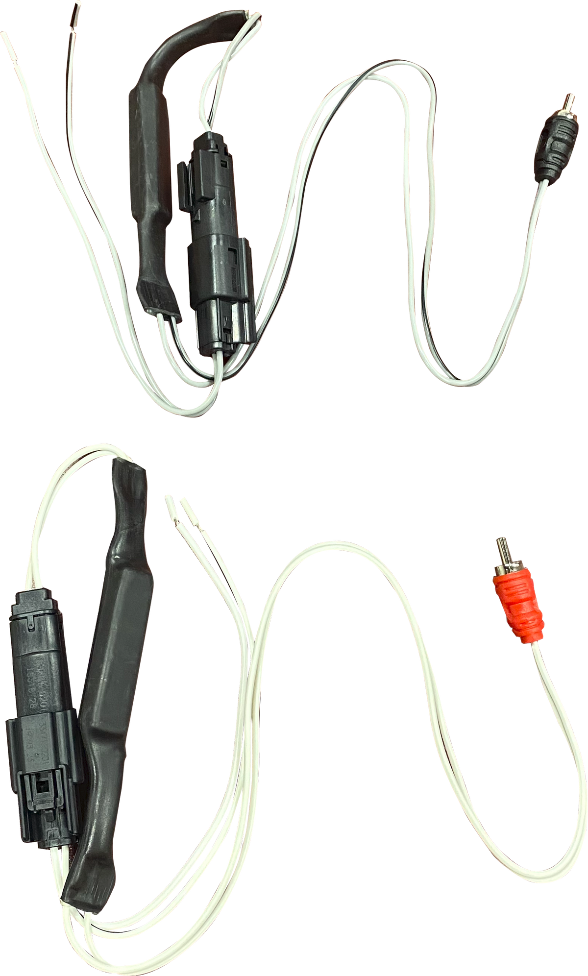 2-CH LINE OUTPUT RCA HARNESS KIT FOR HARLEY