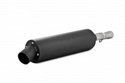 SINGLE SLIP-ON SYSTEM W/ UTILITY MUFFLER BLK HON