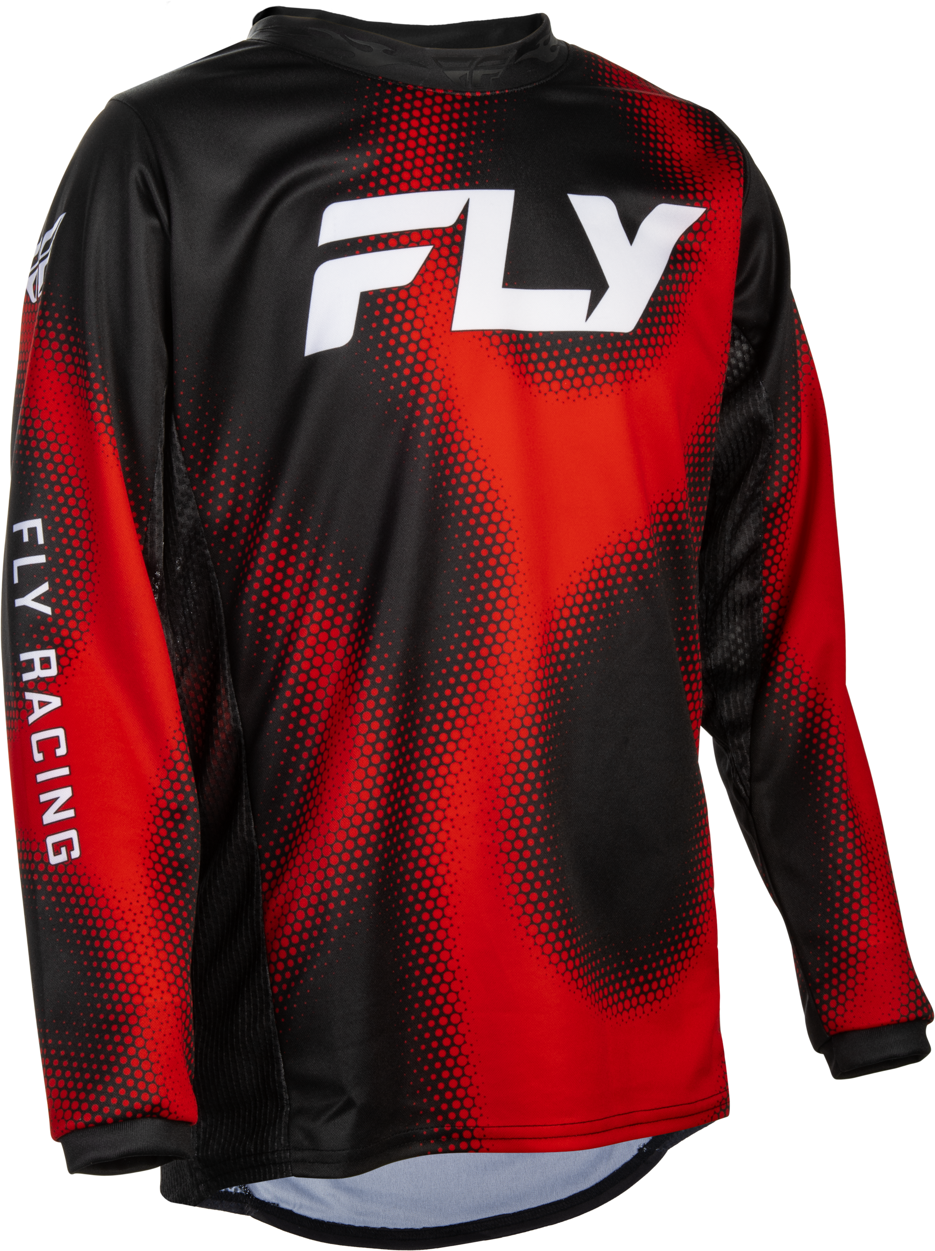 YOUTH KINETIC TORCH JERSEY BLACK/RED/WHITE YS