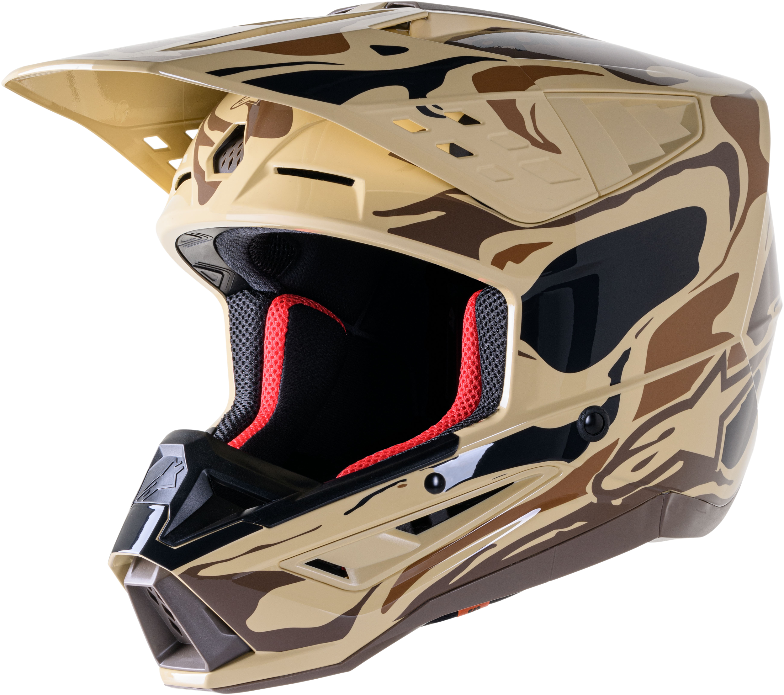 S-M5 MINERAL HELMET DARK BROWN/KANGAROO MATTE MD