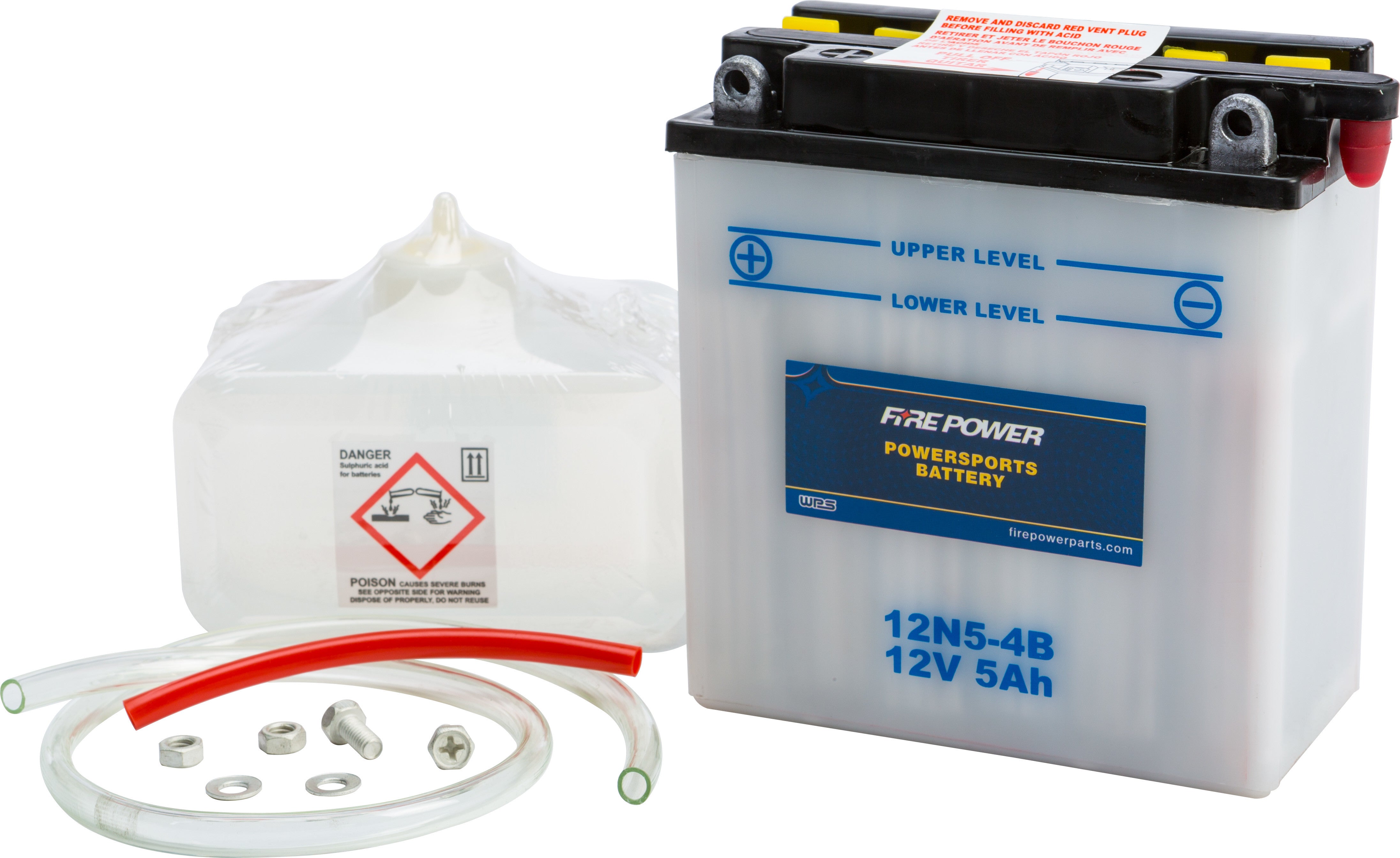 12V Standard Battery w/Acid Pack