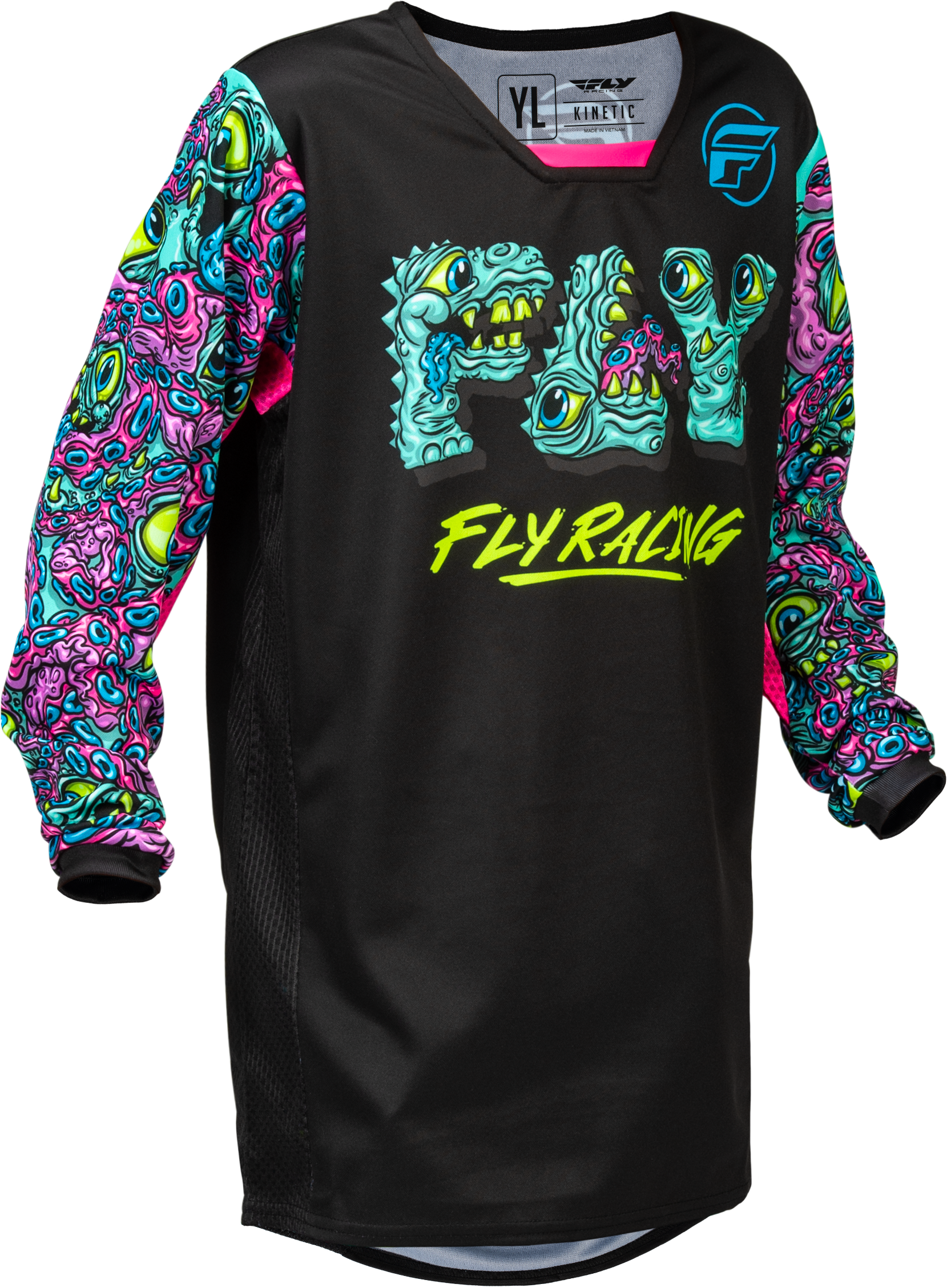 YOUTH KINETIC MUTANT JERSEY BLACK/MULTI YXL