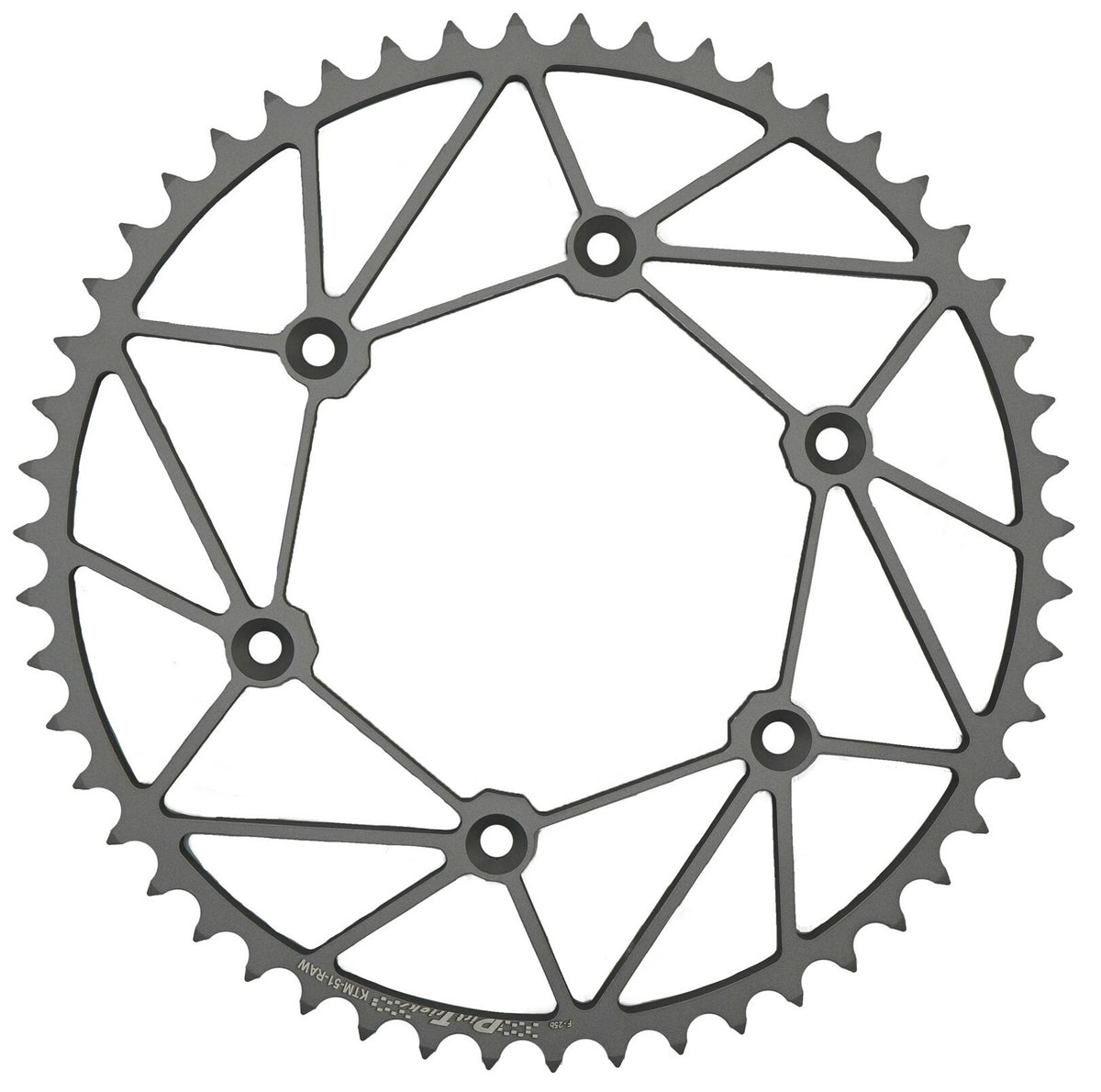 REAR SPROCKET CHROMOLY 50T-520 RAW YAM