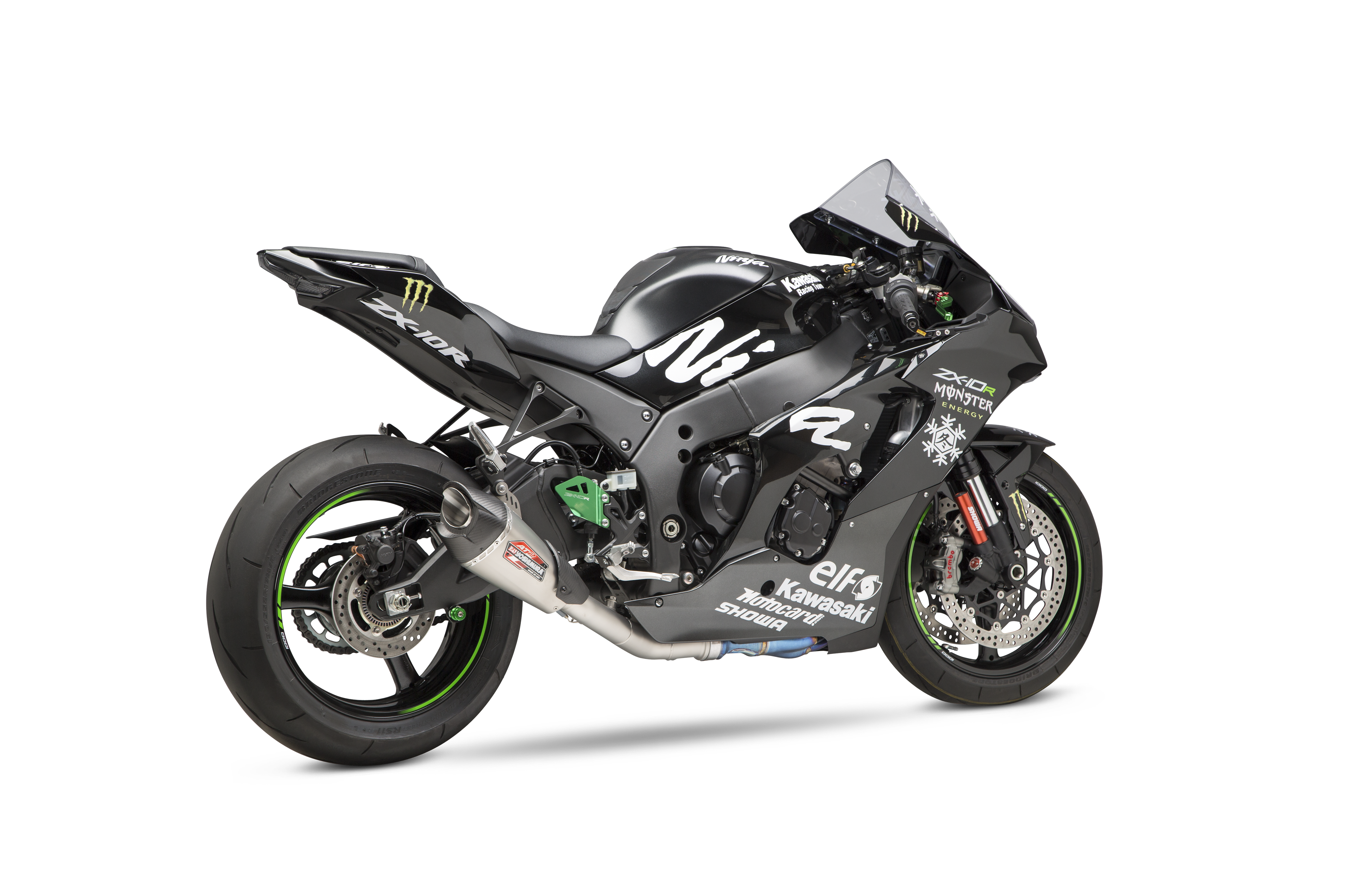 EXHAUST RACE AT2 3/4 SYS SS/CF KAW