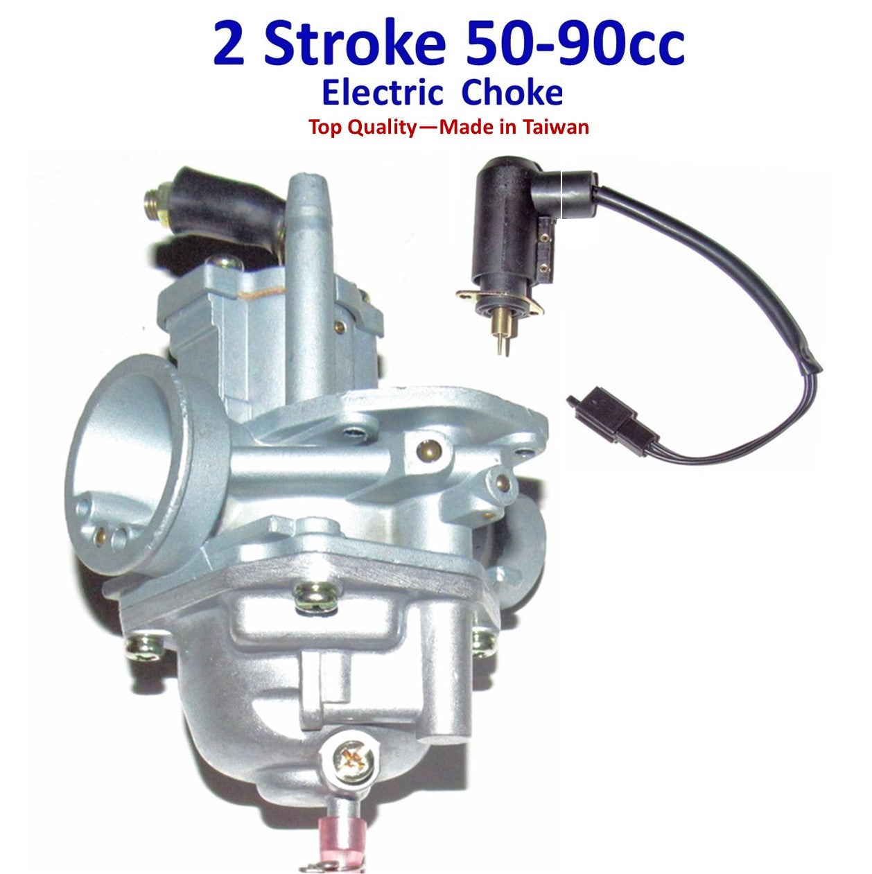 MIKUNI STYLE 18MM 2 STROKE CARBURETOR ELECTRIC CHOKE