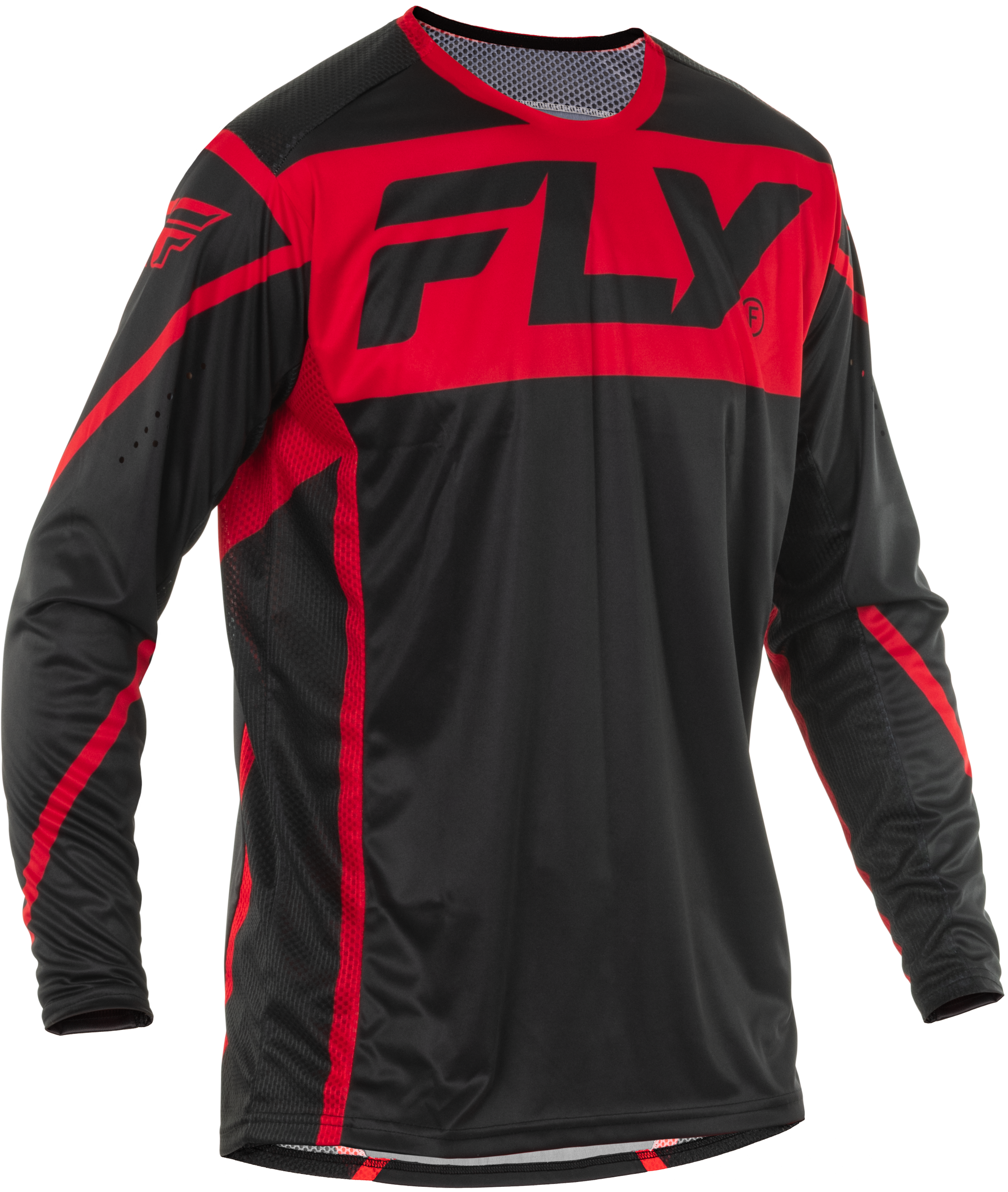 YOUTH LITE JERSEY BLACK/RED YXL
