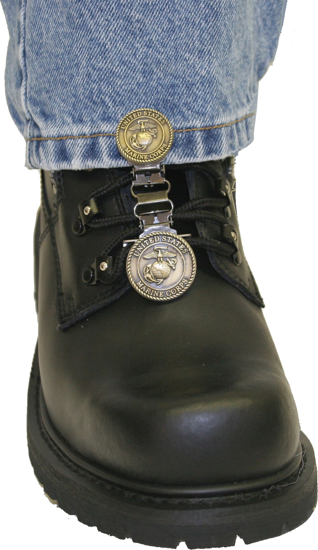 CLIPS FOR LACED BOOTS USMC BRONZE