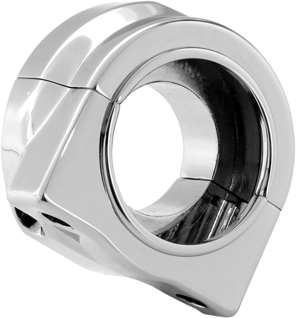 THROTTLE HOUSING DUAL CABLE THREAD IN, CHROME