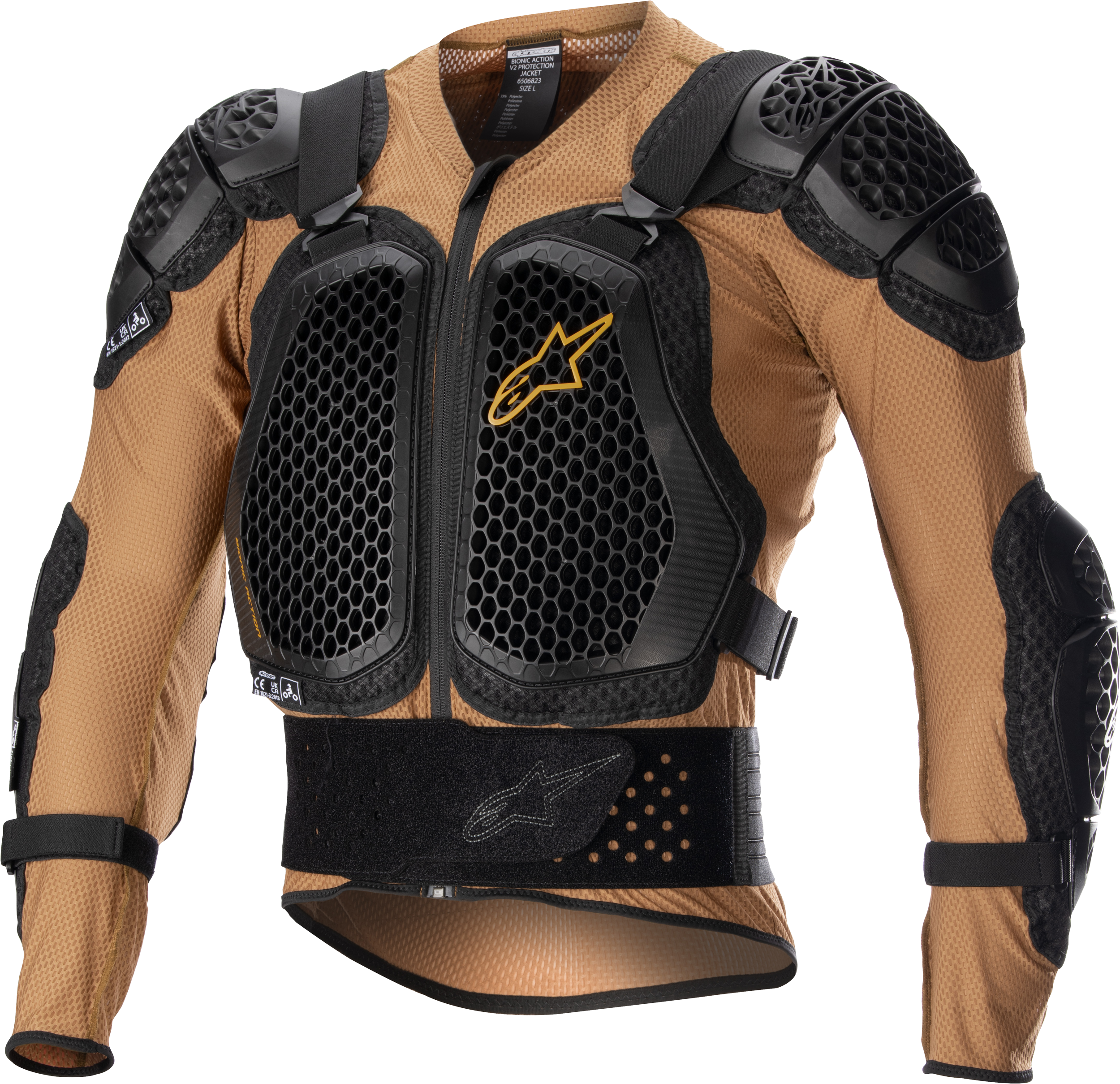BIONIC ACTION V2 PROTECTION JACKET SAND/BLACK SM