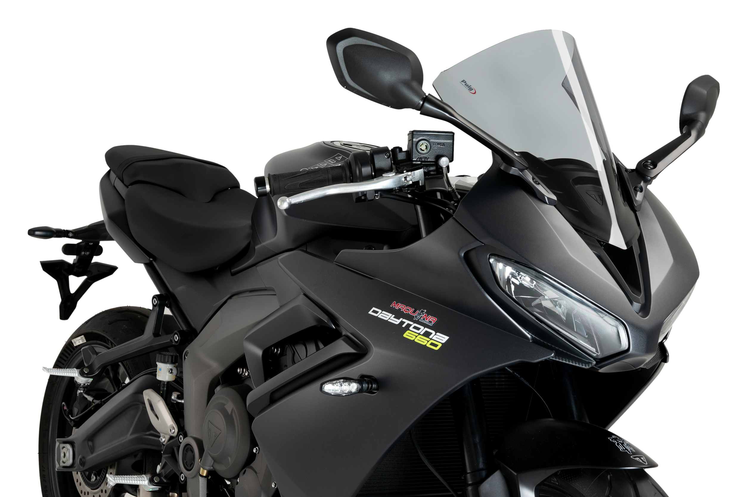 WINDSCREEN R-RACER SMOKE TRI