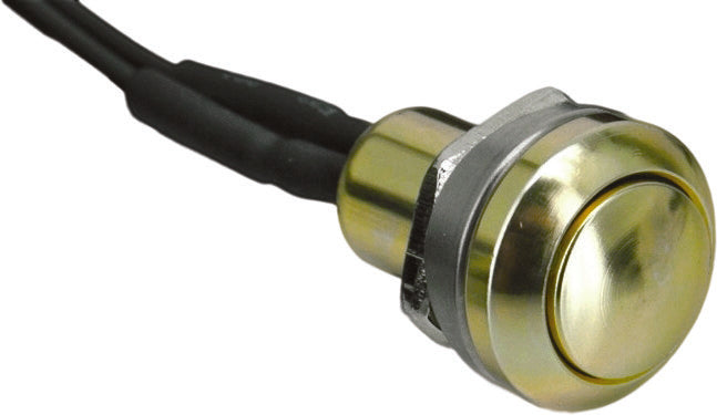 MINI PUSH BUTTON SWITCH GOLD