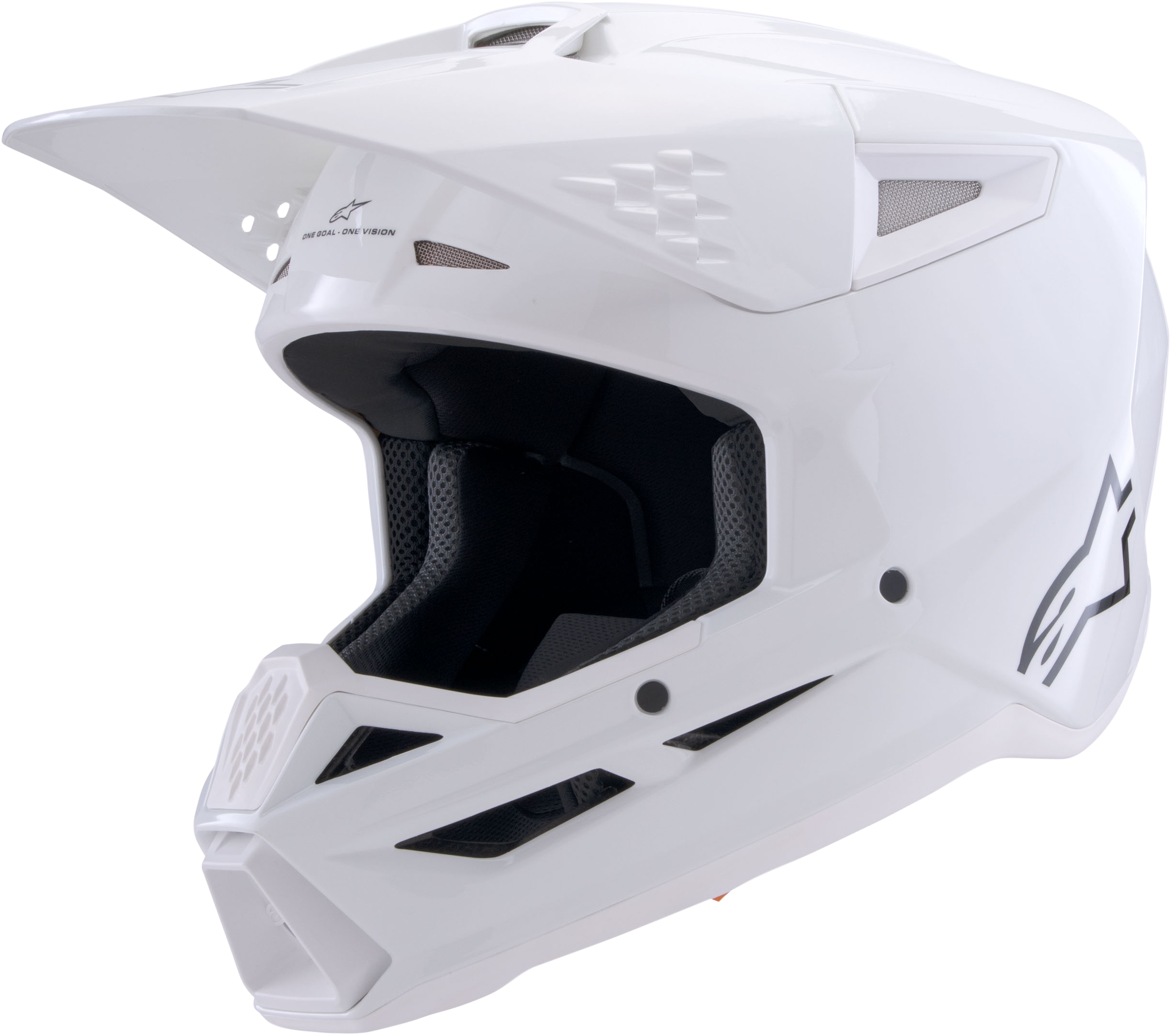 SM3 SOLID HELMET WHITE GLOSSY XS
