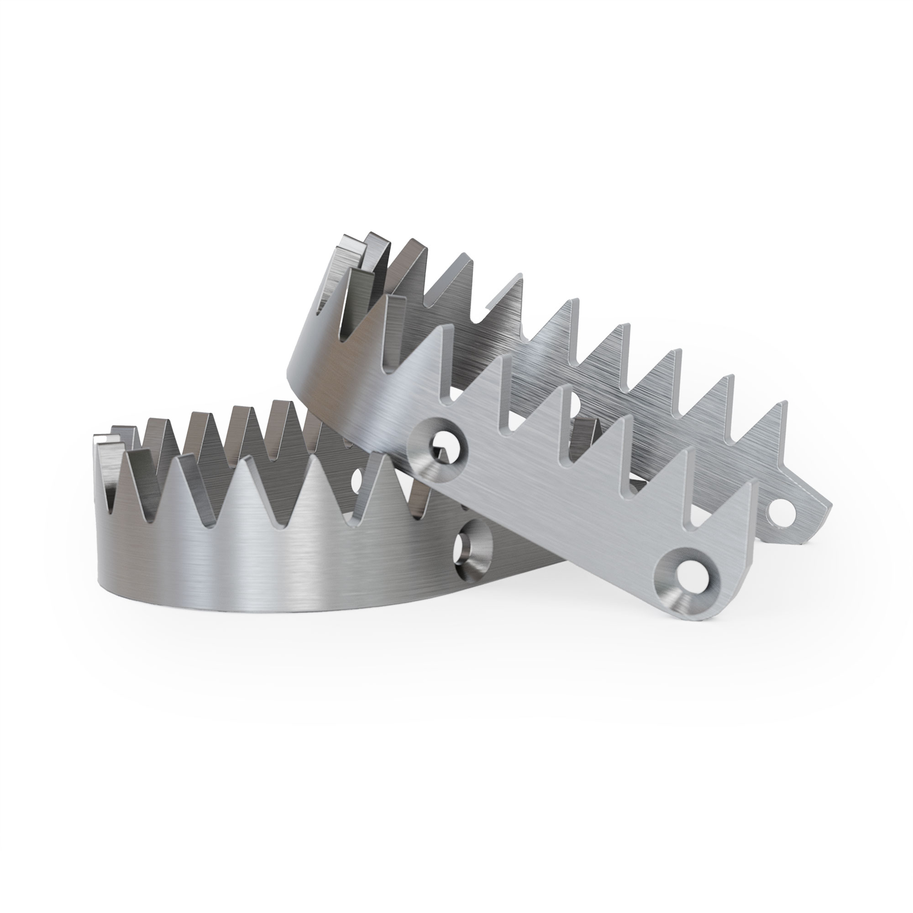 FOOTPEG REPLACEMENT PLATES TITANIUM PLATES AND SCREWS