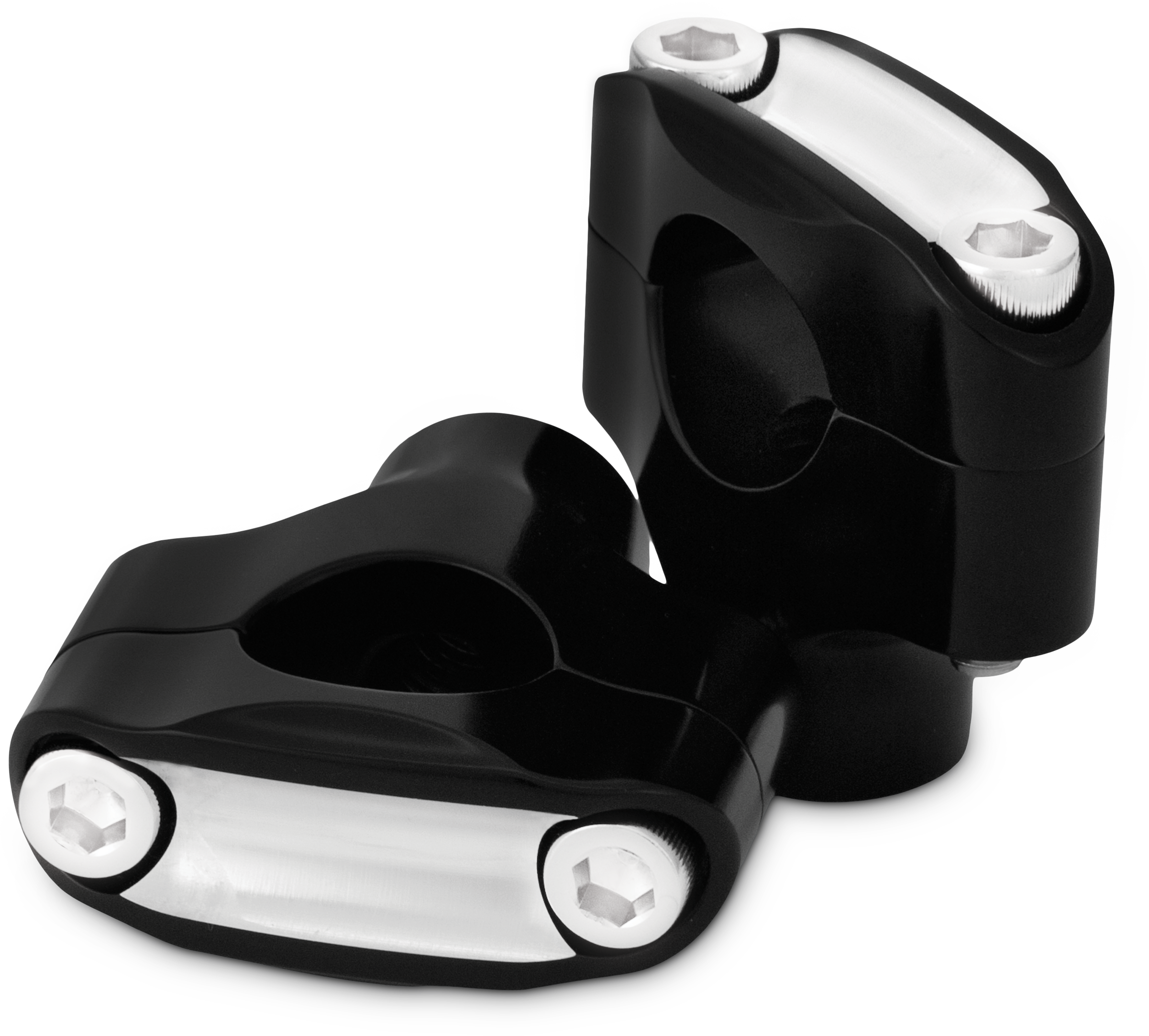 REAPER 1-1/2" RISERS 1" BAR SET - BLACK MACHINED