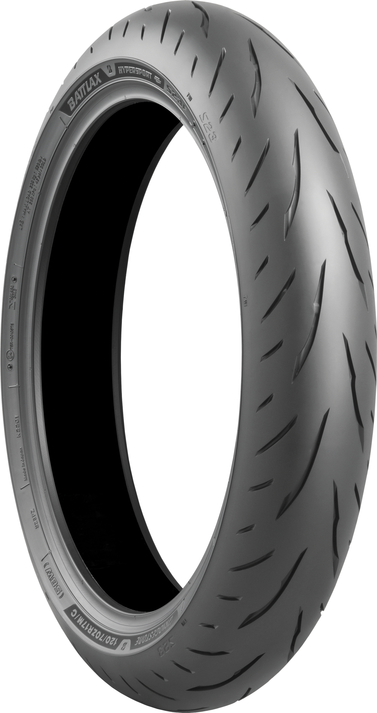TIRE BATTLAX HYPERSPORT S23 FR 120/70ZR17 58W RADIAL TL