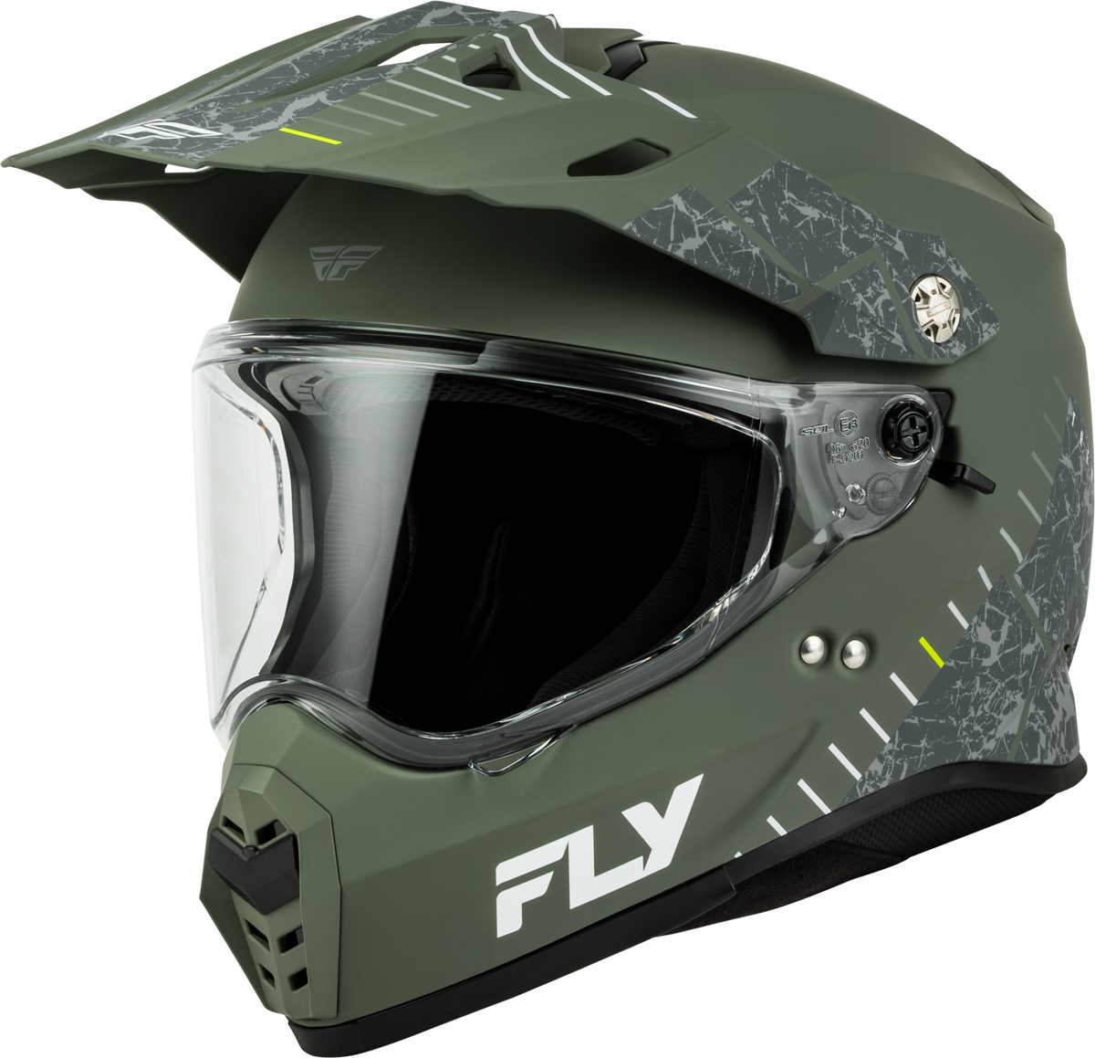 FLY TREKKER GRANITE HELMET MATTE SAGE/GREY MD