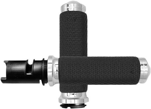 MEMORY FOAM MEDIUM CHROME TWIST GRIP