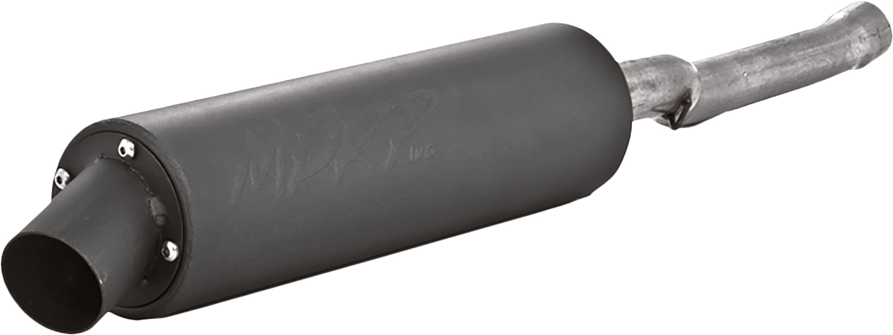 SINGLE SLIP-ON SYSTEM W/ UTILITY MUFFLER BLK YAM