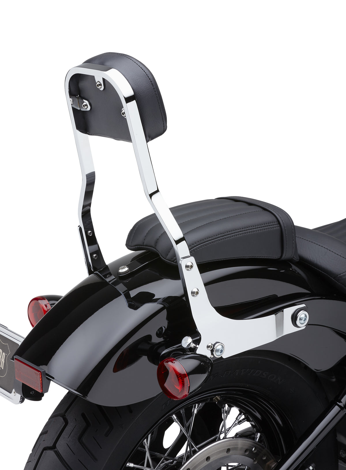 DETACHABLE BACKREST SHORT CHROME FLDE/FLSL/FXBB 18-24