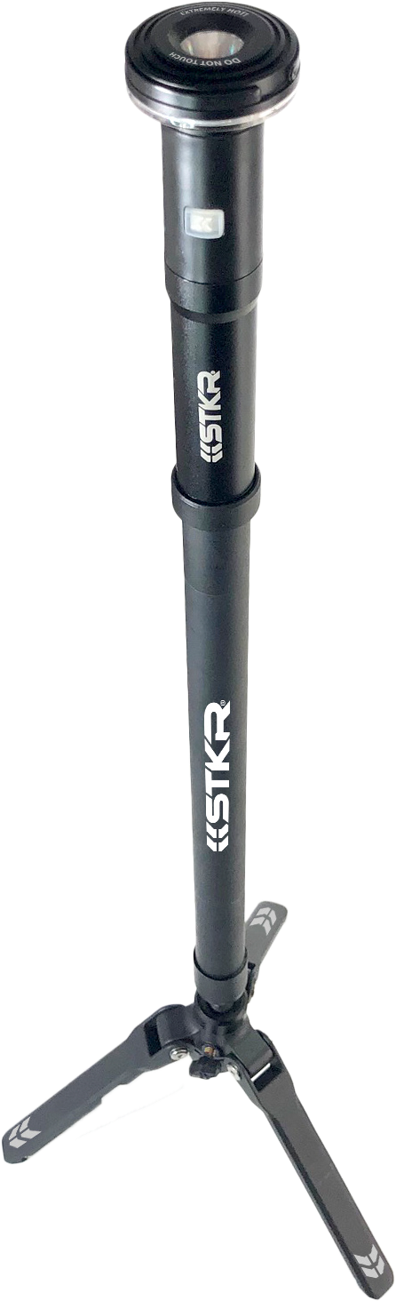 FLI-PRO TELESCOPING LIGHT 8' WITH REMOVABLE FLASHLIGHT