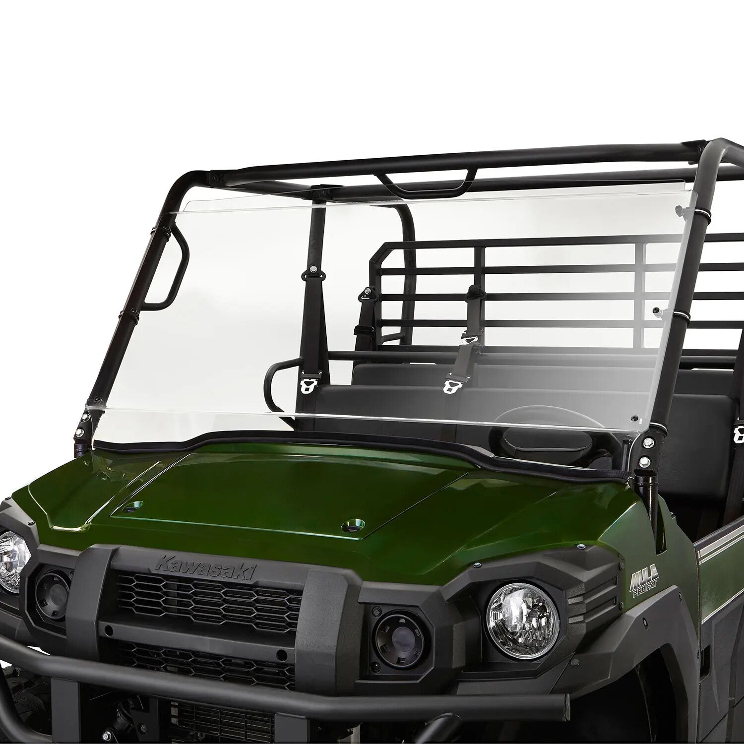 POLY FRONT WINDSHIELD FULL FIXED KAW