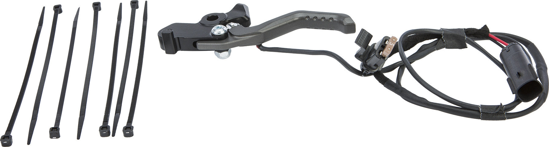 SKINZ ADJUSTABLE BRK LEVER S-D HEATED BILLET GRAPHITE S/M