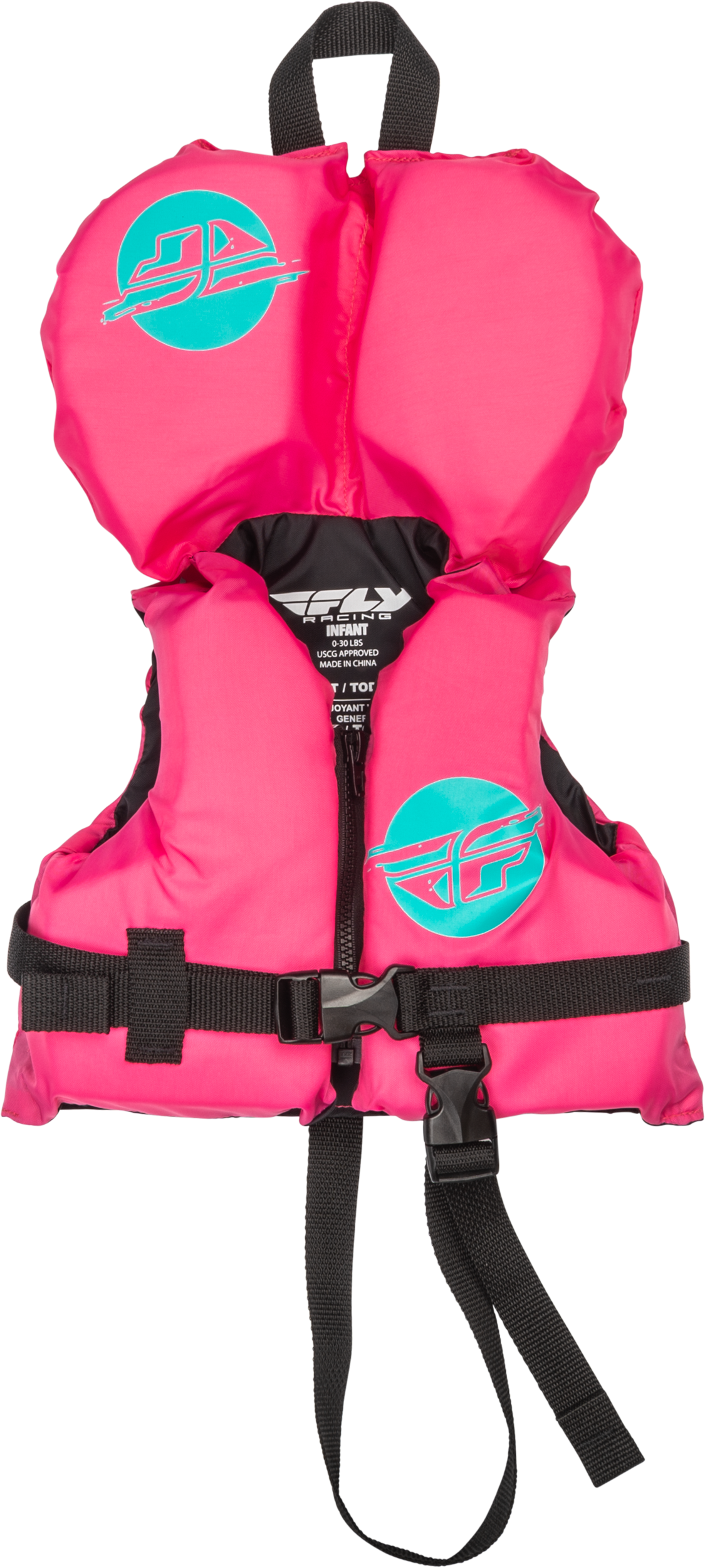 INFANT FLOTATION VEST NEON PINK/TEAL
