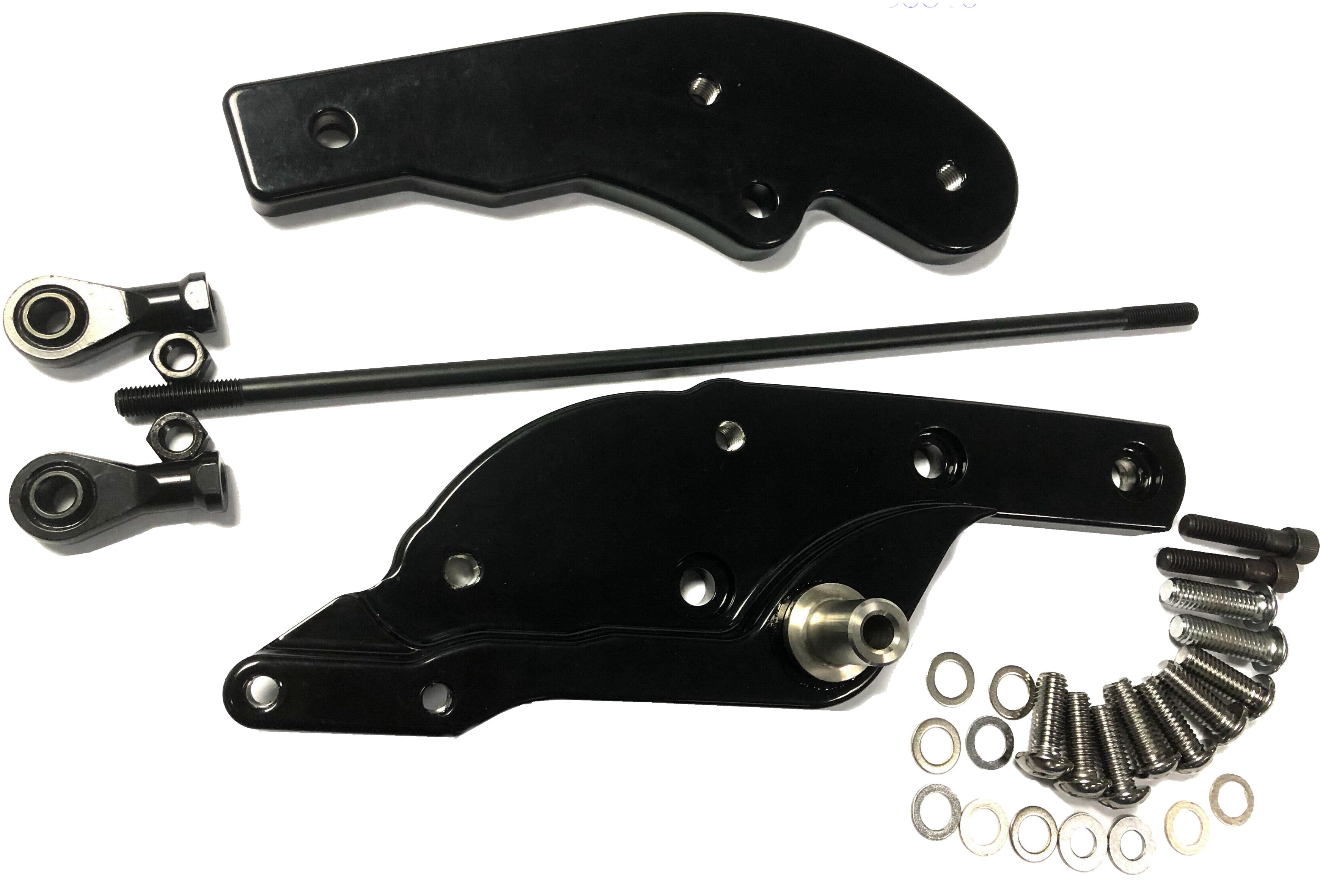 FORWARD CONTROL EXTENTION KIT BLACK 18-25 SOFTAIL