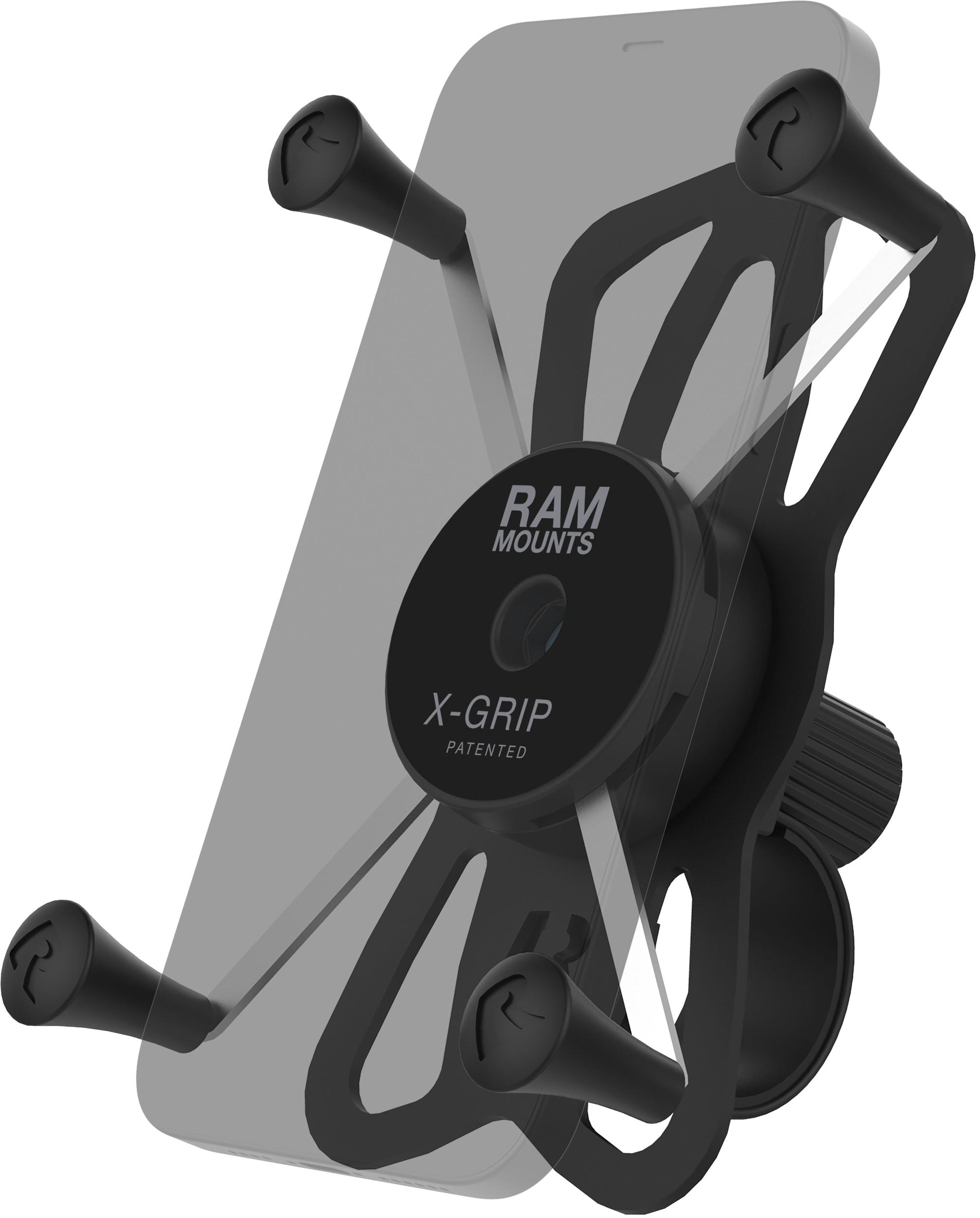 X-GRIP LARGE PHONE MOUNT W/TOUGH-STRAP HANDLEBAR BASE