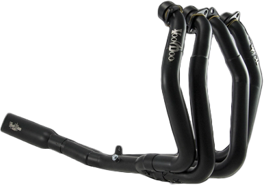 SHORTY FULL EXHAUST SYSTEM 4 INTO 1 BLACK BUSA