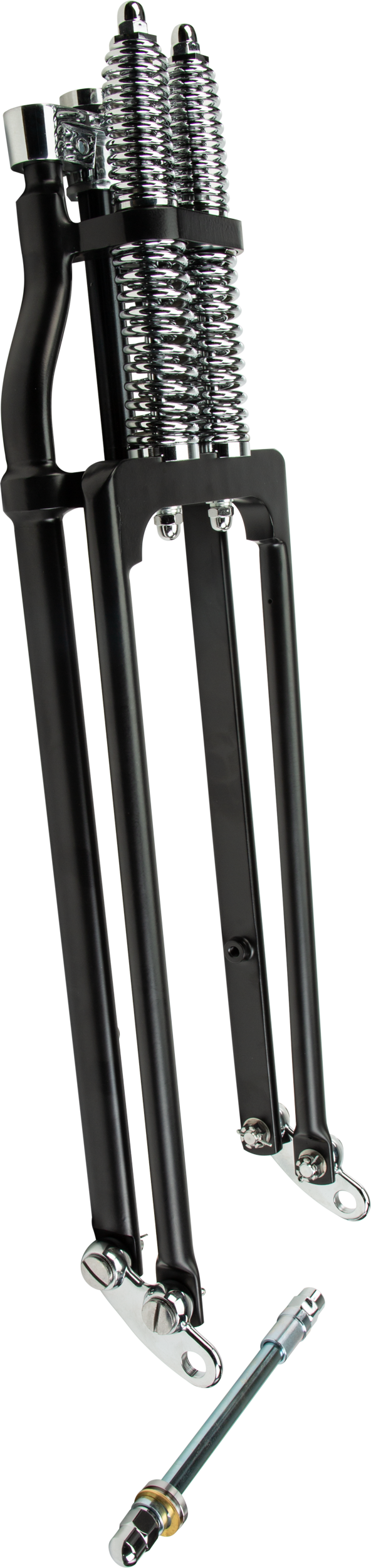 SPRINGER FORK TAPERED LEG STD BLACK