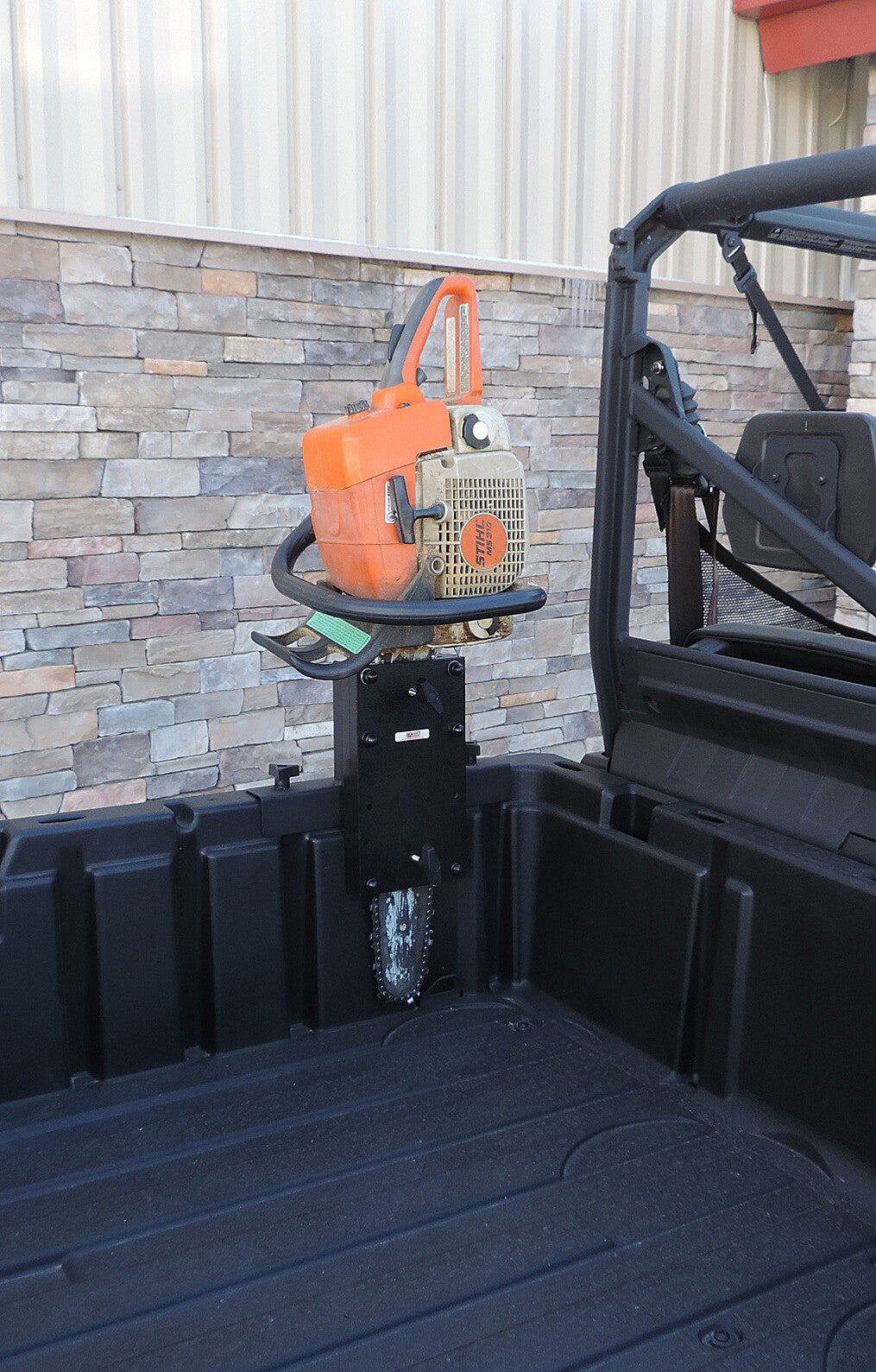Chainsaw Mount For Cargo Rack