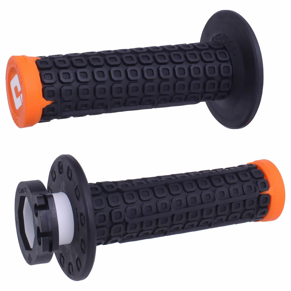 NOMAD LOCK-ON OFF-ROAD GRIP W/D30 BLACK/ORANGE/ORANGE