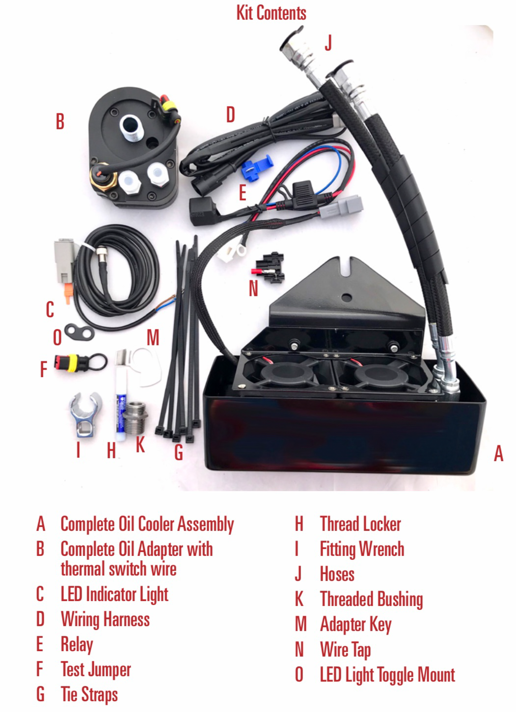 DYNA OIL COOLER FRONT MOUNT DYNA `93-17 GLOSS BLK