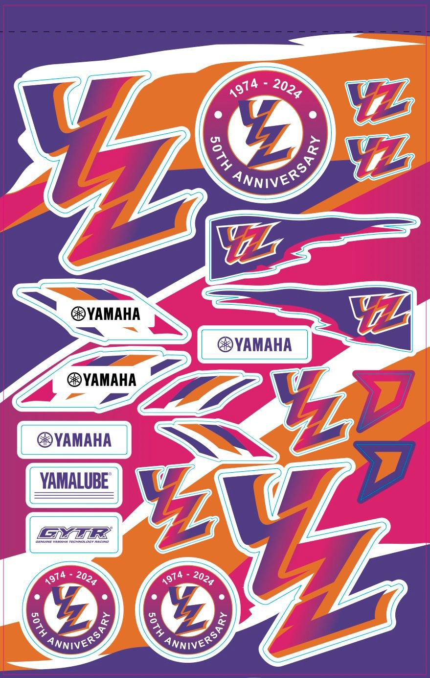 DECAL SHEETS YAMAHA