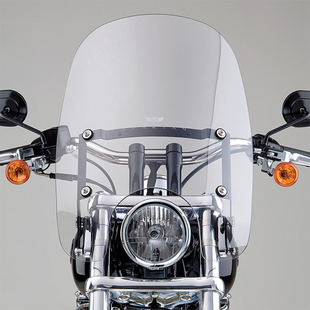 SPARTAN WINDSHIELD 18.5" CLEAR QUICK RELEASE