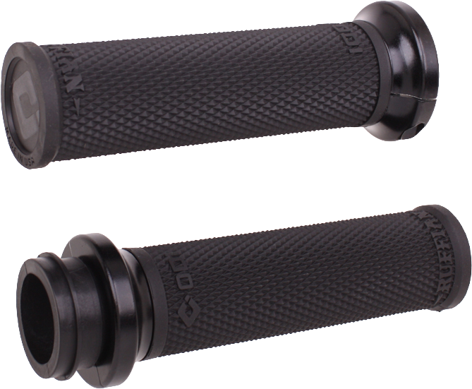 RUFIAN GRIPS INDIAN TBW 1" BLACK/BLACK