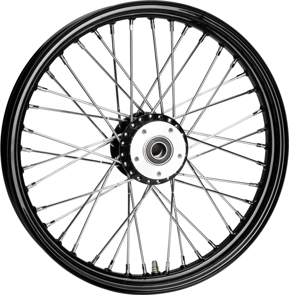 FR 40-SPK SD BLACK 21X2.15 WG-HUB 1" AXL 00 LTR