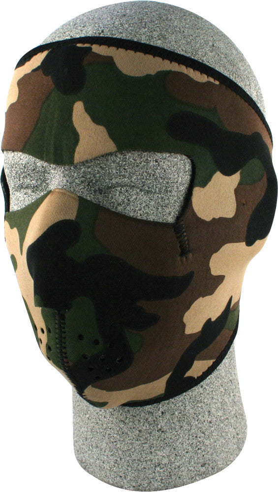 FULL FACE MASK WOODLAND CAMO #26-4568