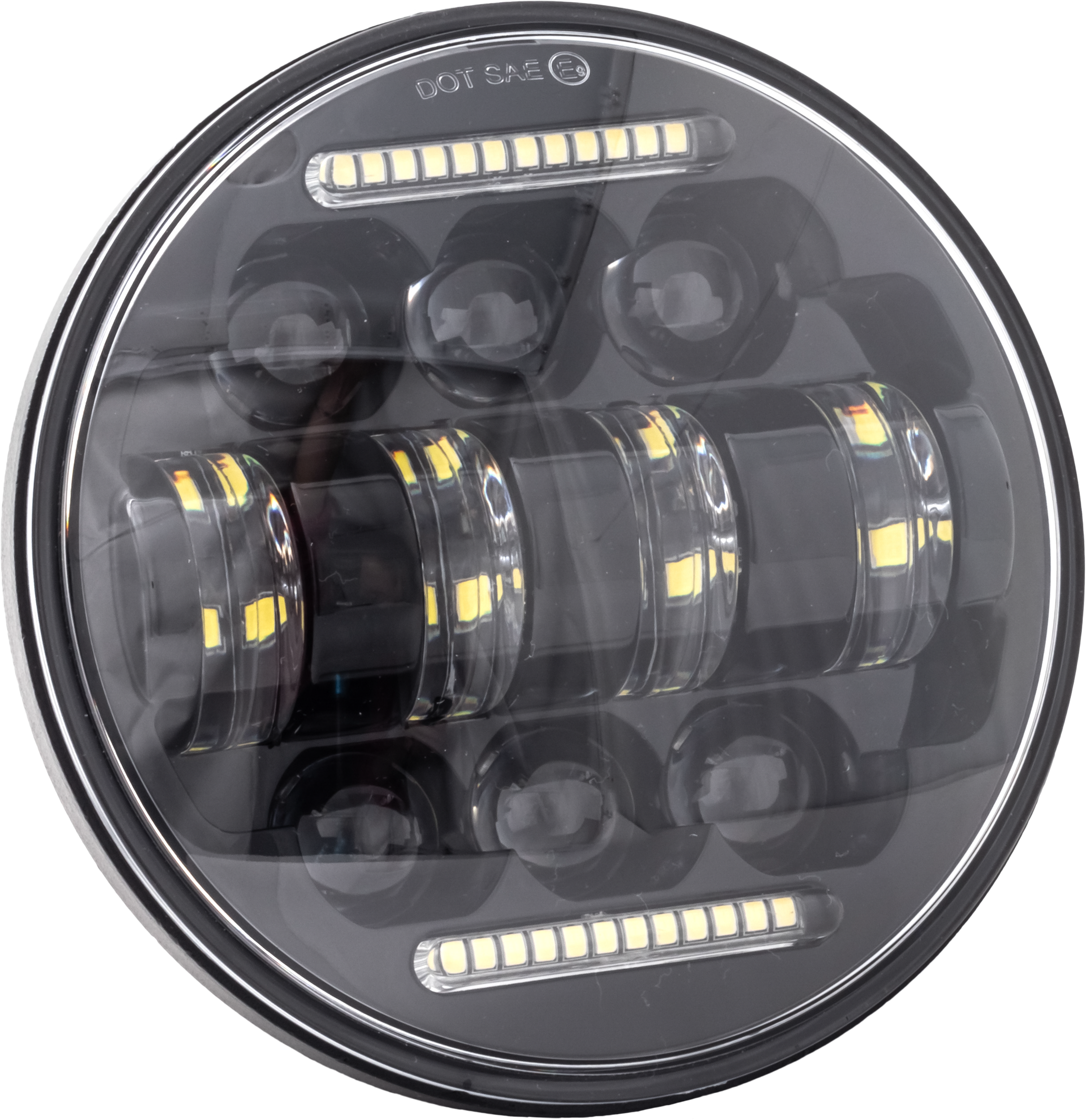 5.75" LED HEADLIGHT BLACK