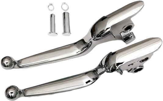 SMOOTH LEVER SET CHROME SOFTAIL 18-24