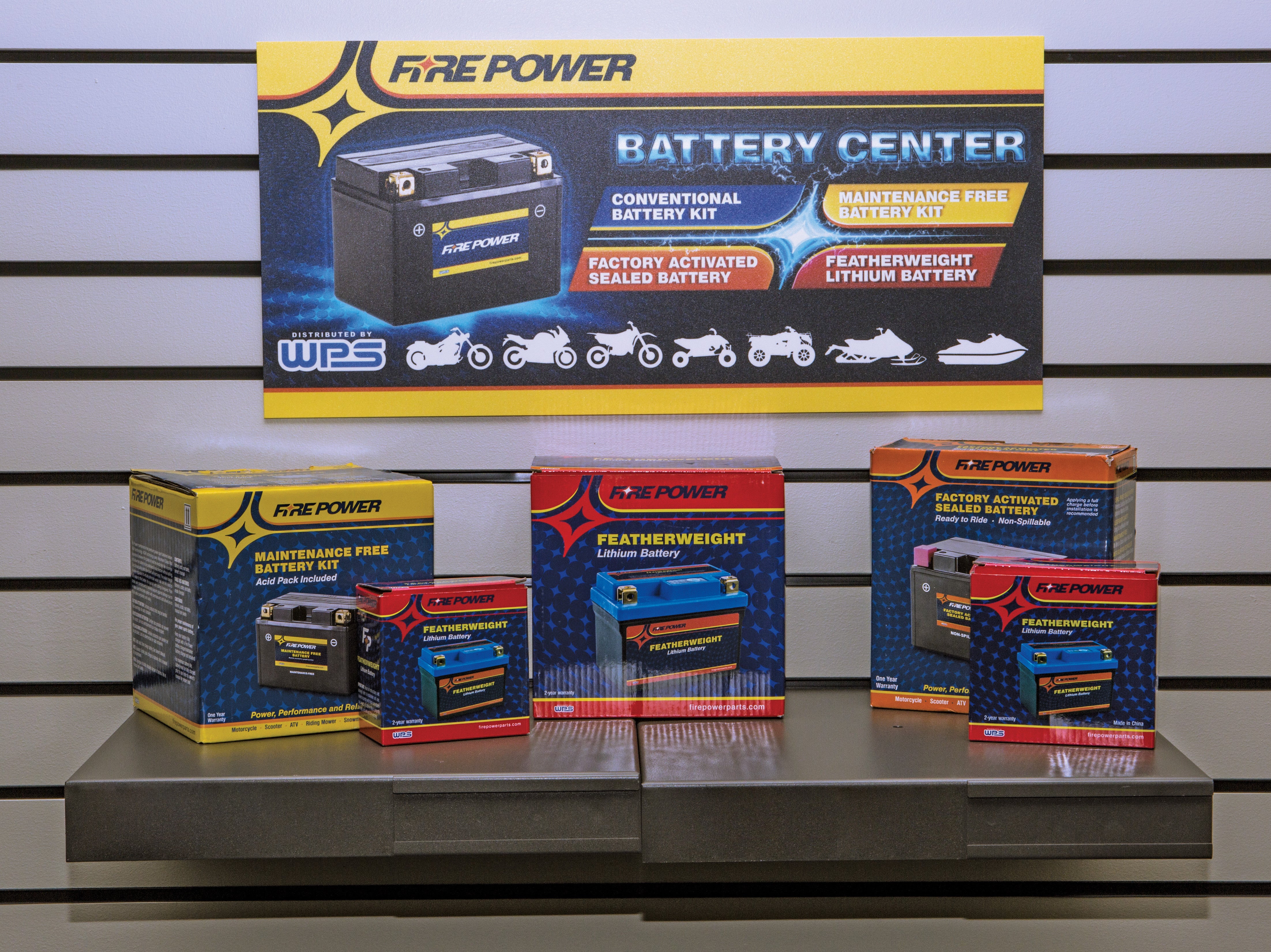 BATTERY RACK SIGN
