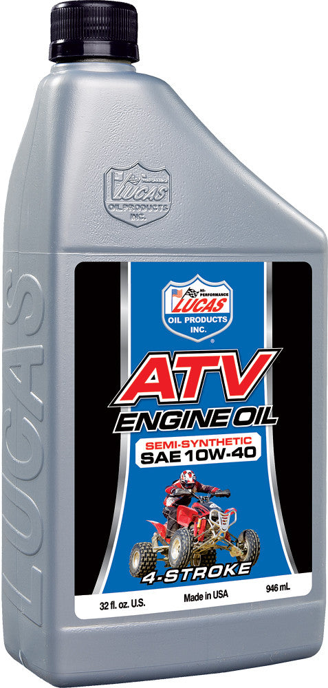 SEMI-SYN ATV OIL 10W40 4T 1 QT (6/CASE SOLD EA)